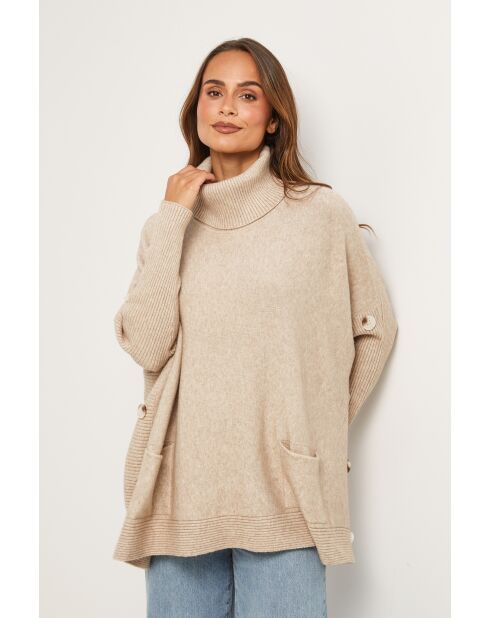 Selyne Taupe-Pullover