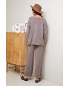 Ensemble Pull & Pantalon Soléna Taupe