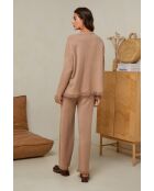 Ensemble Pull & Pantalon Cyanna Camel