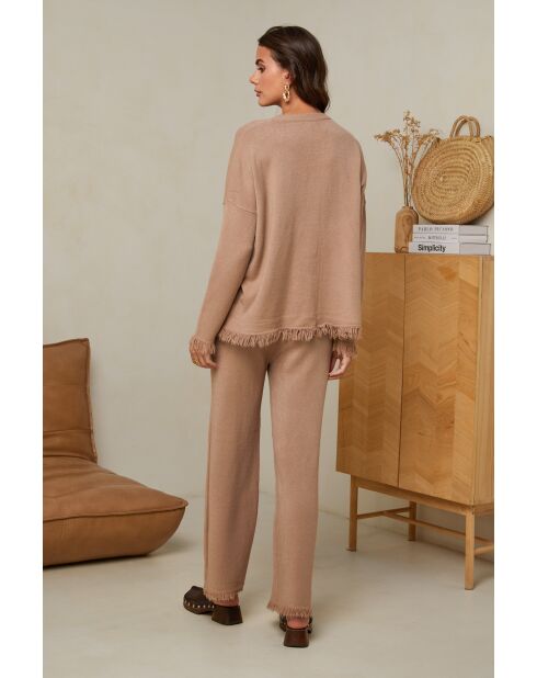 Ensemble Pull & Pantalon Cyanna Camel