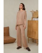 Ensemble Pull & Pantalon Cyanna Camel