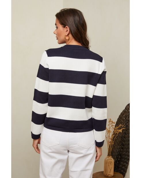 Milena Navyweiße Jacke