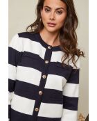 Milena Navyweiße Jacke