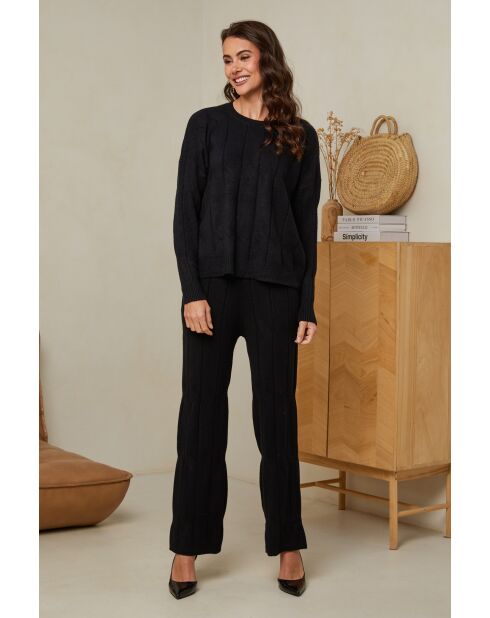 Ensemble Pull & Pantalon Elvyna Noir