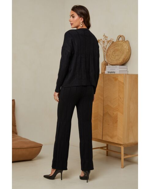 Ensemble Pull & Pantalon Elvyna Noir
