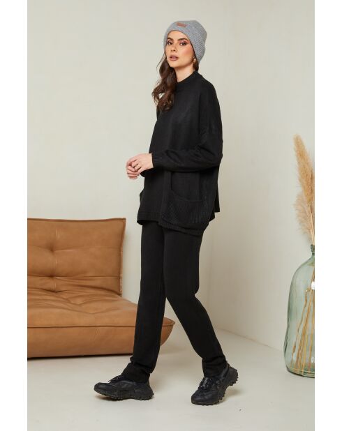 Ensemble Pull & Pantalon Éliana Noir
