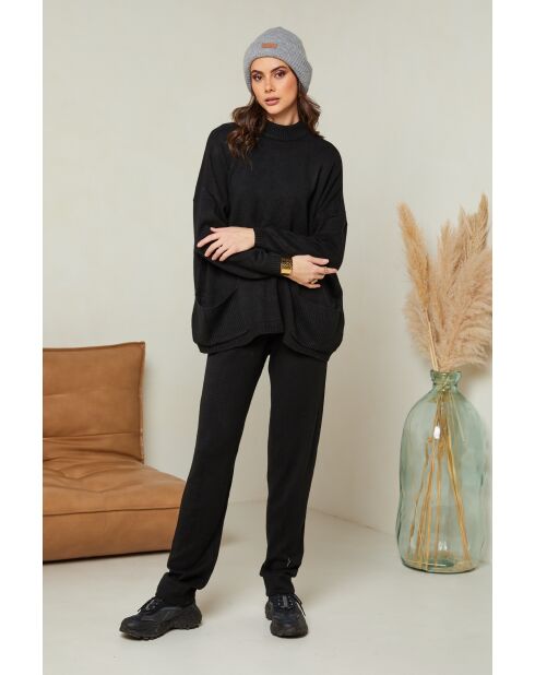 Ensemble Pull & Pantalon Éliana Noir