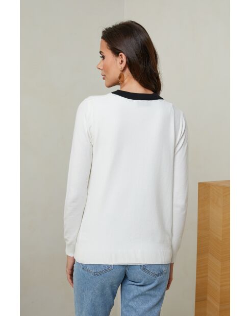 Ensemble Pull & Pantalon Élona Blanc