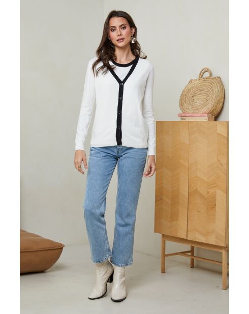 Ensemble Pull & Pantalon Élona Blanc