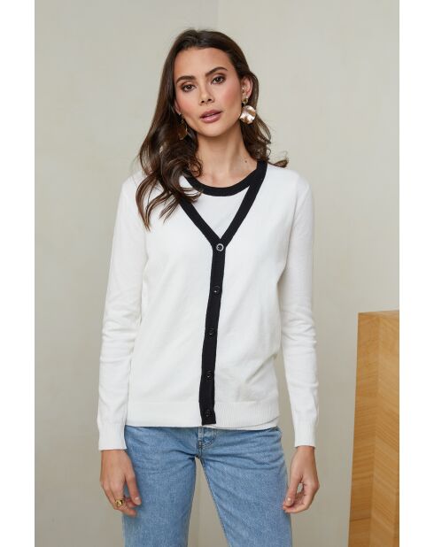 Ensemble Pull & Pantalon Élona Blanc