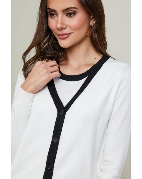 Ensemble Pull & Pantalon Élona Blanc