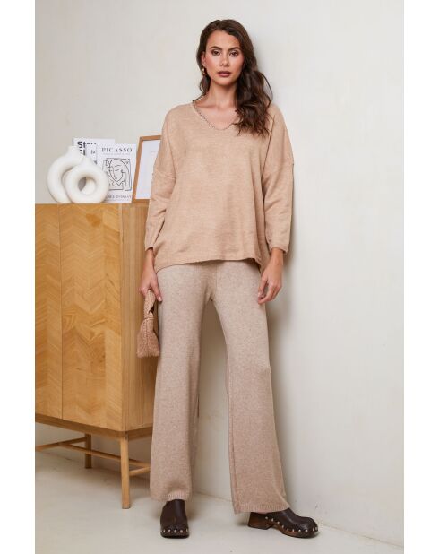 Esmée Camel pullover