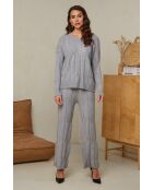 Elvyna Set aus Pullover und Hose, Grau