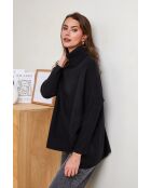 Schwarzer Pullover Veya