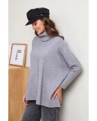 Grauer Veya-Pullover