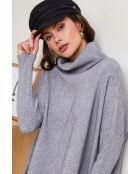 Grauer Veya-Pullover