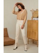 Raylia Camel Pullover