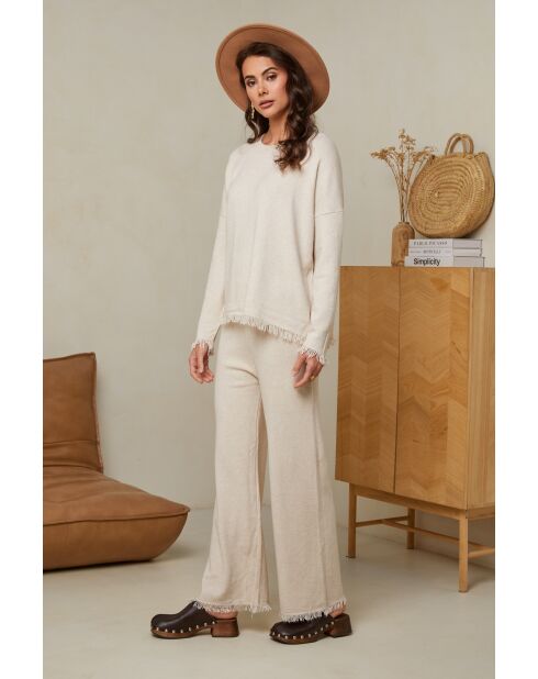 Ensemble Pull & Pantalon Cyanna Beige