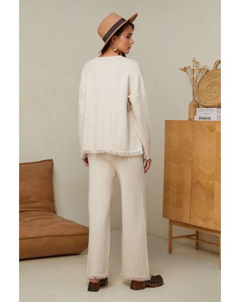 Ensemble Pull & Pantalon Cyanna Beige