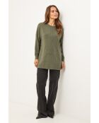 Lyris Khakifarbener Pullover