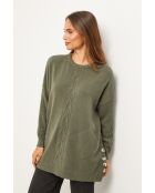 Lyris Khakifarbener Pullover