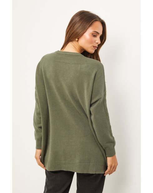 Lyris Khakifarbener Pullover