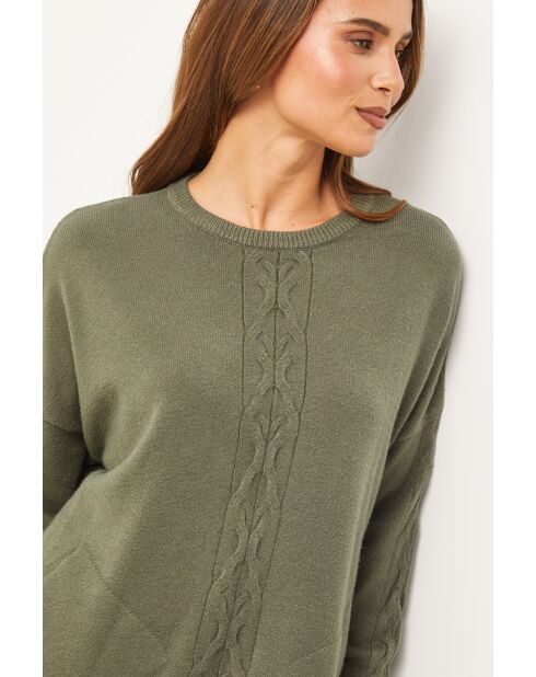 Lyris Khakifarbener Pullover