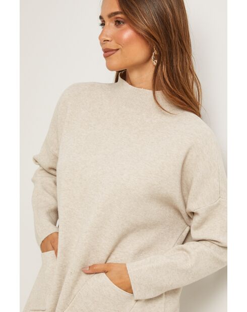 Maglione beige Adeline