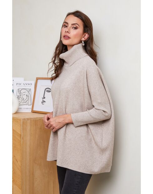 Veya Taupe-Pullover