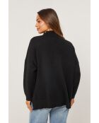 Schwarzer Pullover Naelis