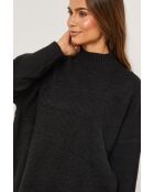 Schwarzer Pullover Naelis