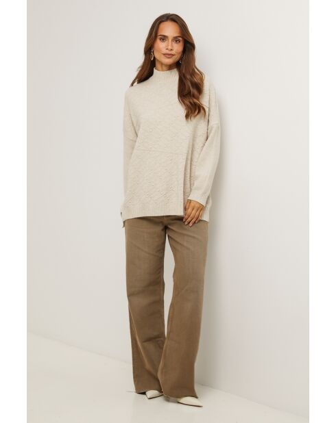 Naelis Taupe pullover