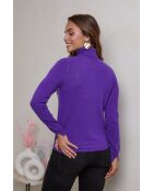 Maglione Arielle Violet 100% cachemire