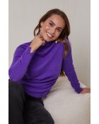 Maglione Arielle Violet 100% cachemire