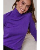 Maglione Arielle Violet 100% cachemire