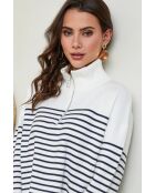 Pull Ivana Blanc Marine