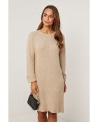 Abito in felpa Coralyne beige