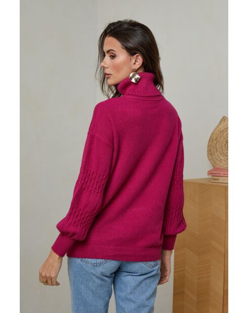 Léana Fushia Pullover