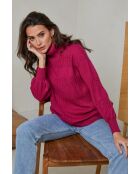 Léana Fushia Pullover