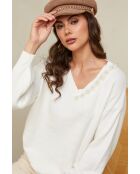 Maglione bianco Raylia