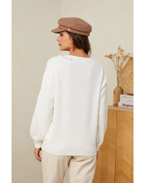 Maglione bianco Raylia