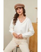 Maglione bianco Raylia