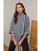 Zwart/grijze Mira sweater