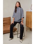 Zwart/grijze Mira sweater