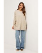 Lyris Taupe-Pullover
