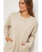 Lyris Taupe-Pullover