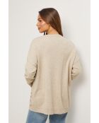 Lyris Taupe-Pullover