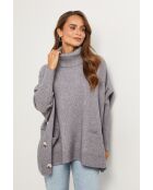 Selyne Grauer Pullover