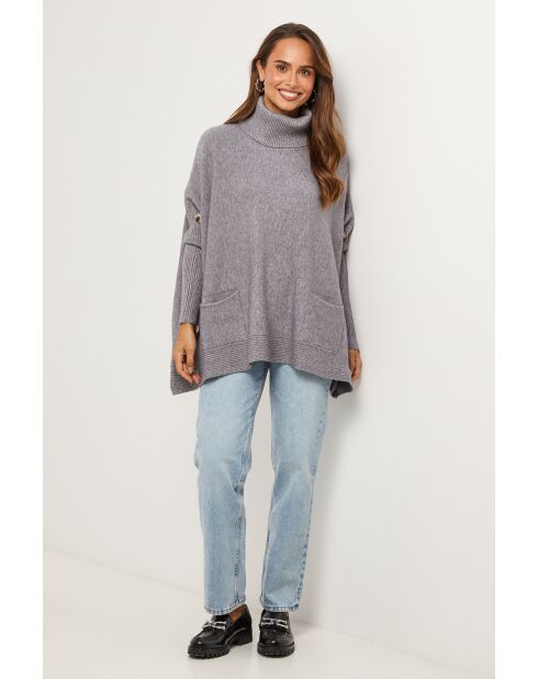 Selyne Grauer Pullover