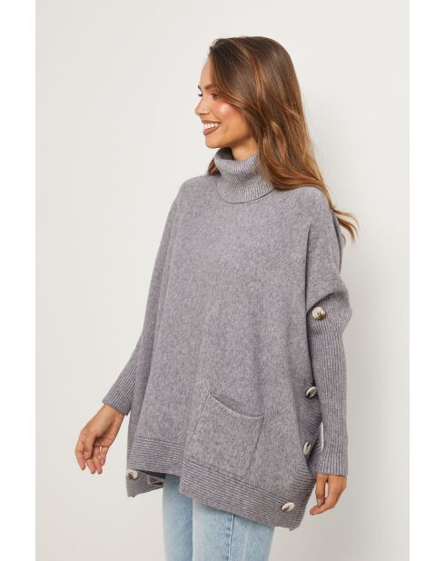 Selyne Grauer Pullover